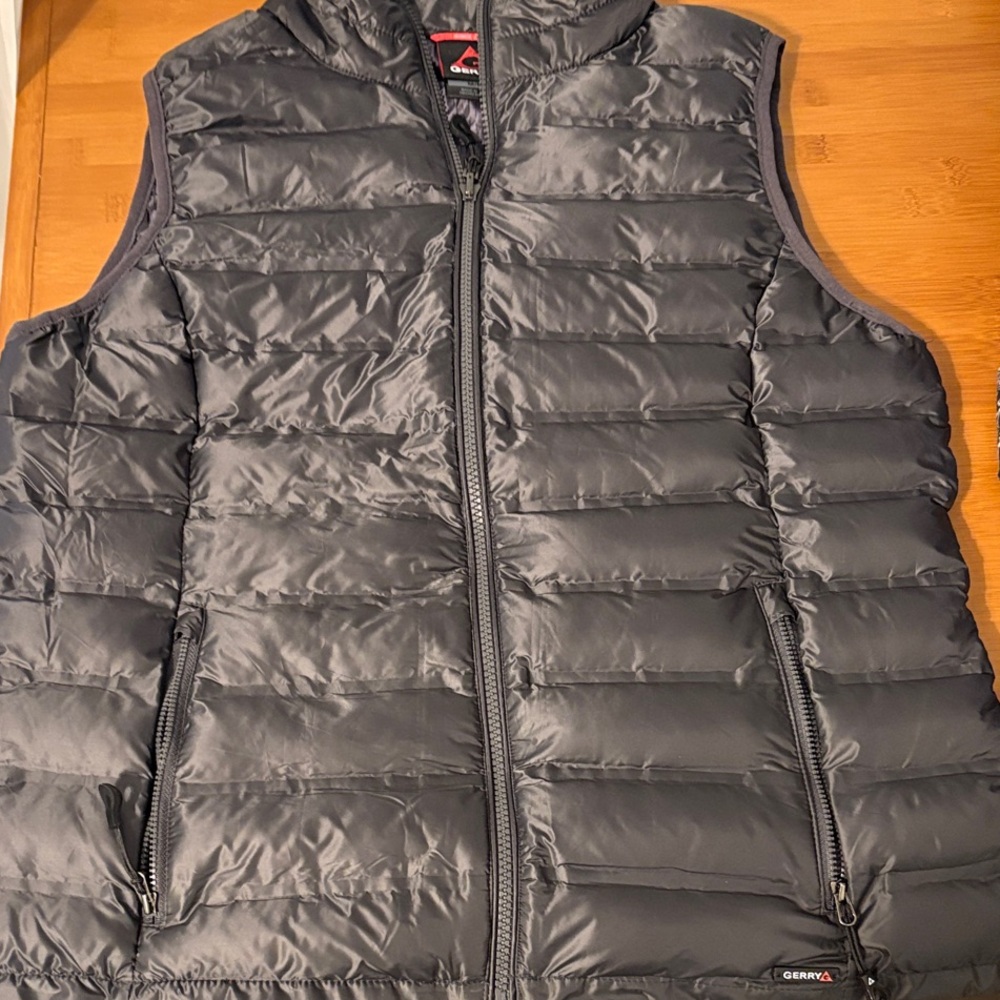 Women’s Dark Gray Puffer Vest